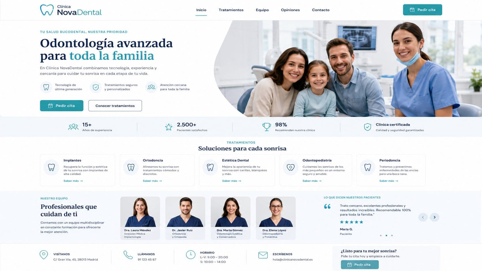 Dental clinic booking