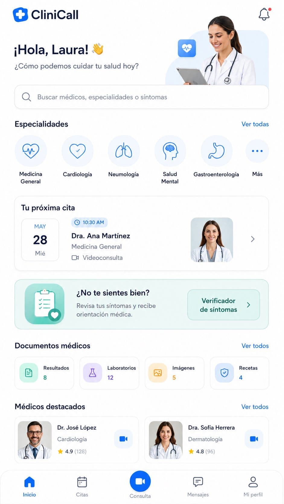 Medical portal app