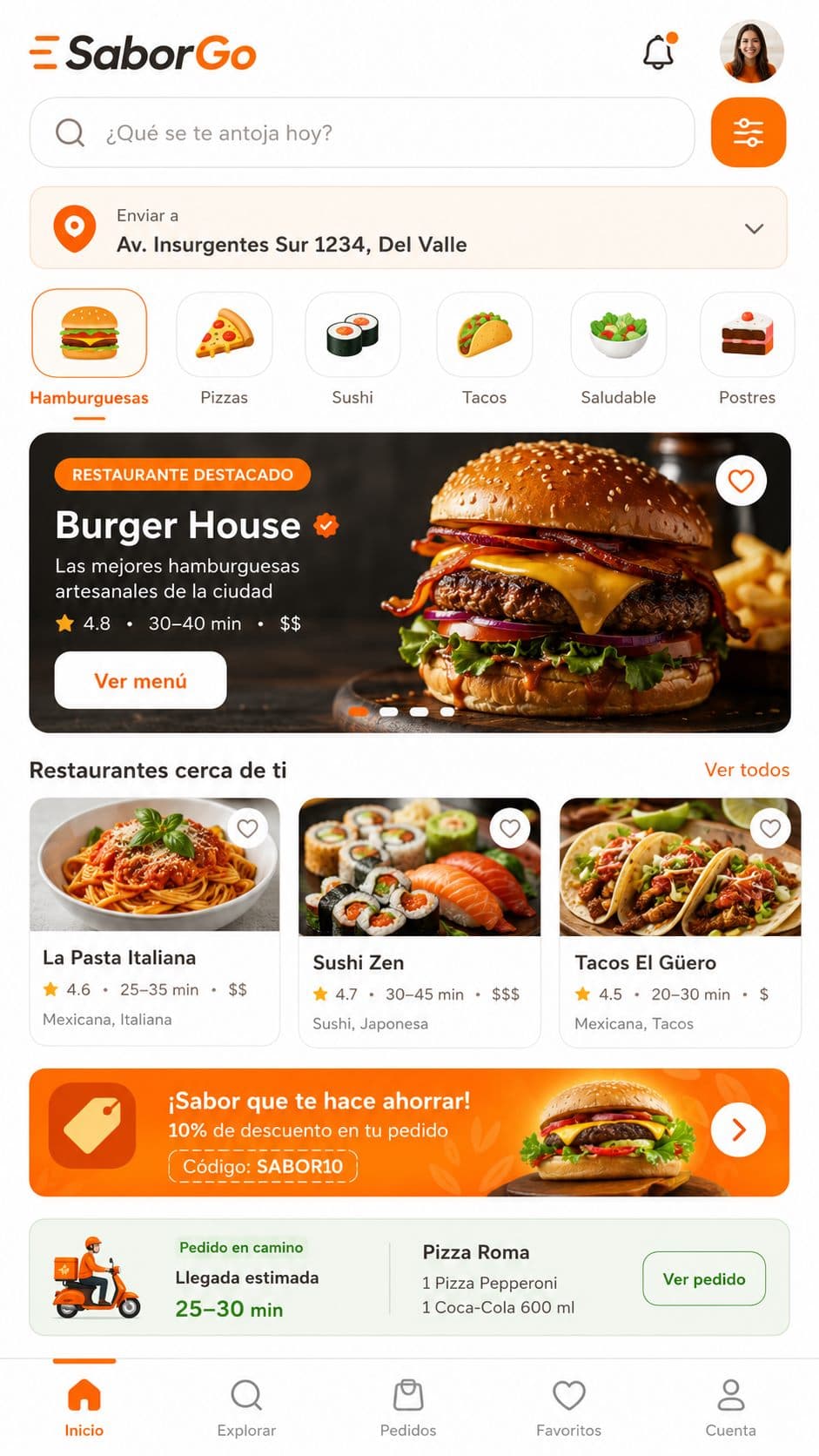 Restaurant order app